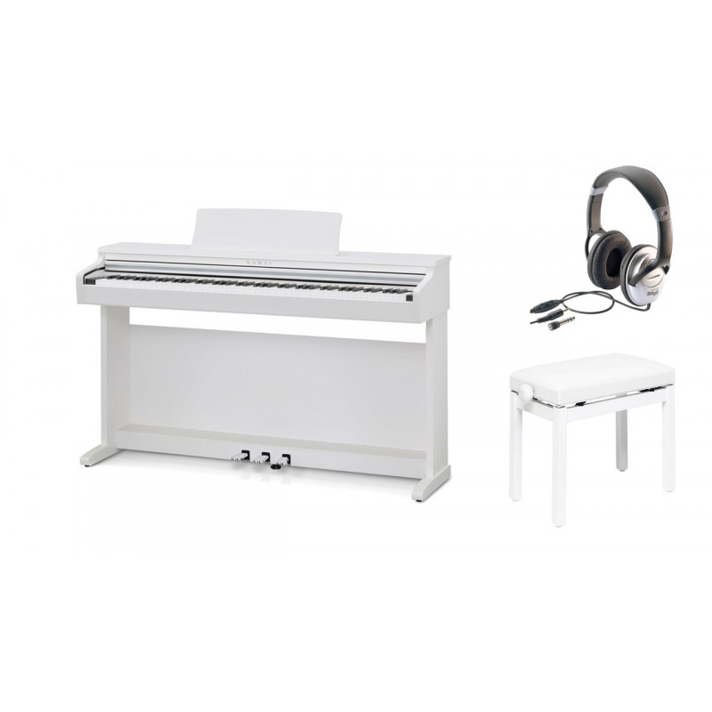 Pack Piano numérique KAWAI CN-17 W Blanc mat