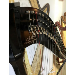 Harpe celtique de concert CAMAC Mademoiselle 40 Cordes Noir