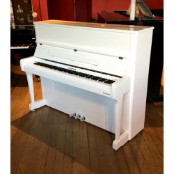 Piano Droit W.HOFFMANN Vision V120 Blanc Brillant /Chrome