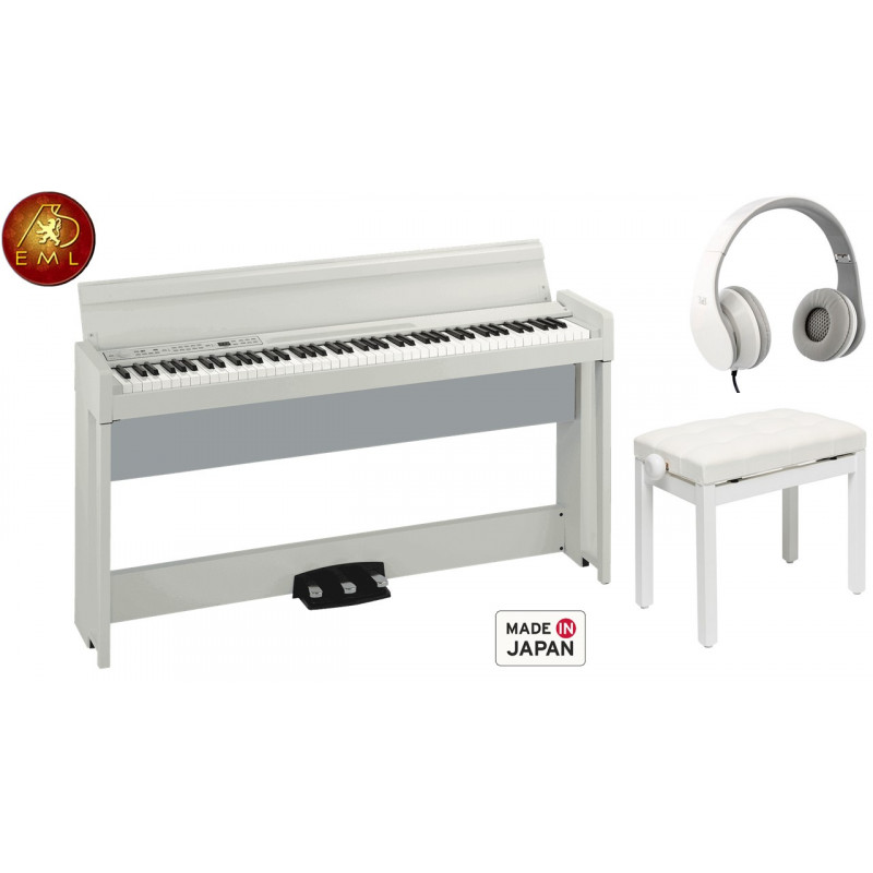 pianos numérique meuble korg C1 air WH