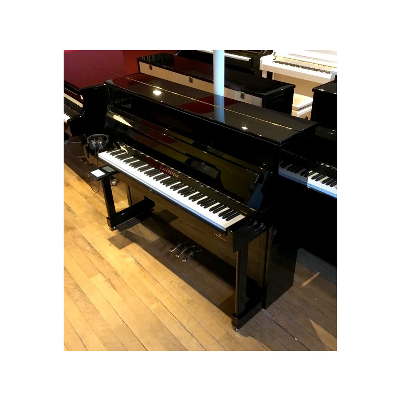 PIANO DROIT C.BECHSTEIN Classic 118 VARIO HDS Noir Poli