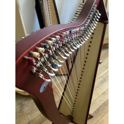 Harpe CAMAC, modèle BARDIC 27 cordes Acajou