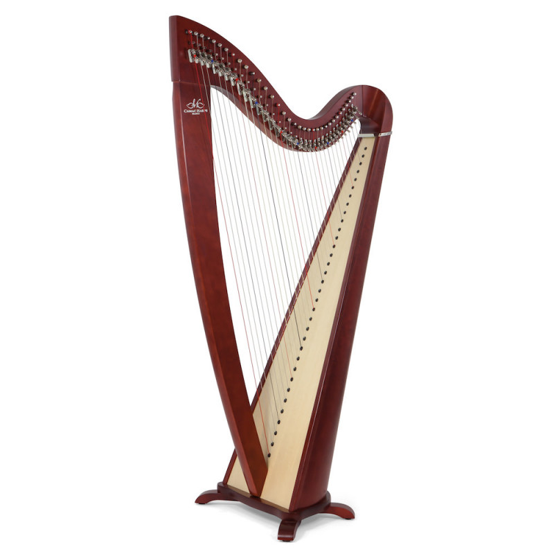 Harpe CAMAC, modele TELENN acajou
