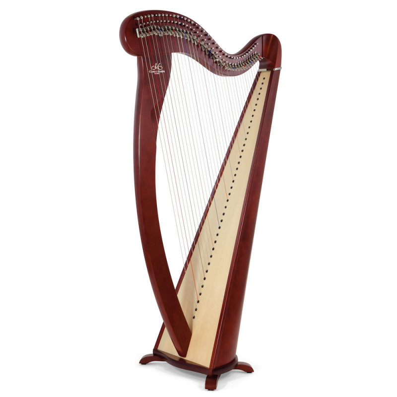 Harpe CAMAC, modele MELUSINE Acajou