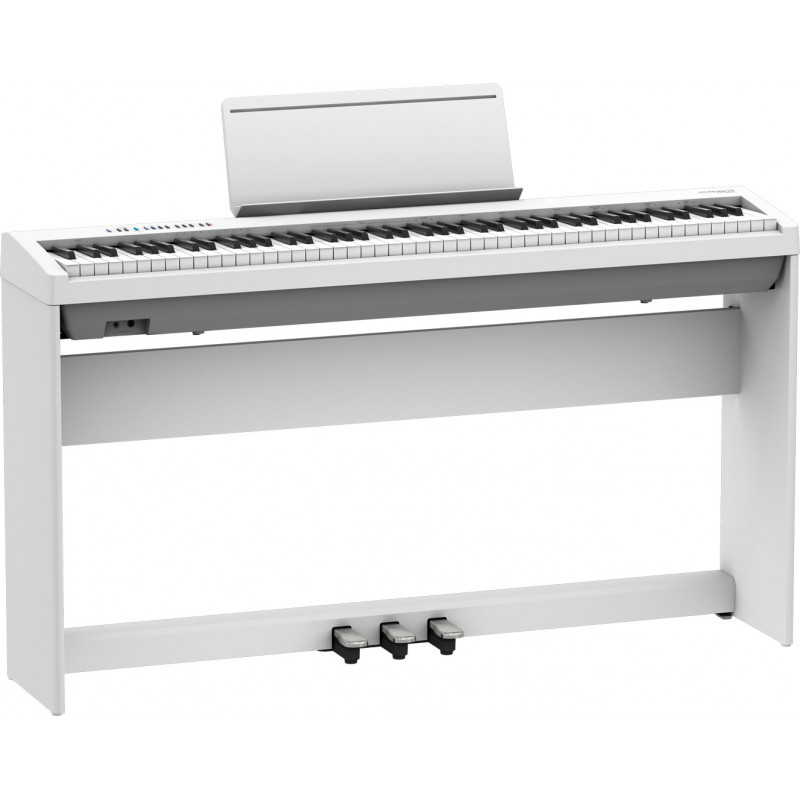 PIED+PEDALIER+ROLAND FP-30X WH blanc mat PIED+PEDALIER+ROLAND FP-30X WH blanc mat