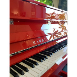 PIANO DROIT KAWAI K200 114cm Rouge Brillant