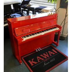 PIANO DROIT KAWAI K200 114cm Rouge Brillant