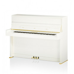 PIANO DROIT C.BECHSTEIN Millenium 116 K Blanc Poli