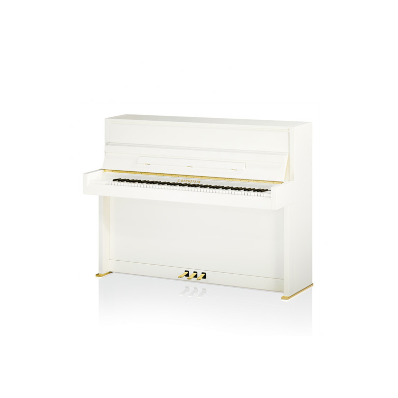 PIANO DROIT C.BECHSTEIN Millenium 116 K Blanc Poli