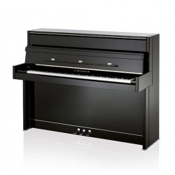 PIANO DROIT BECHSTEIN ACADEMY A 114 Modern Chrome Art Vario Noir Poli