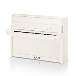 PIANO DROIT BECHSTEIN ACADEMY A 114 Modern Chrome Art Blanc Poli