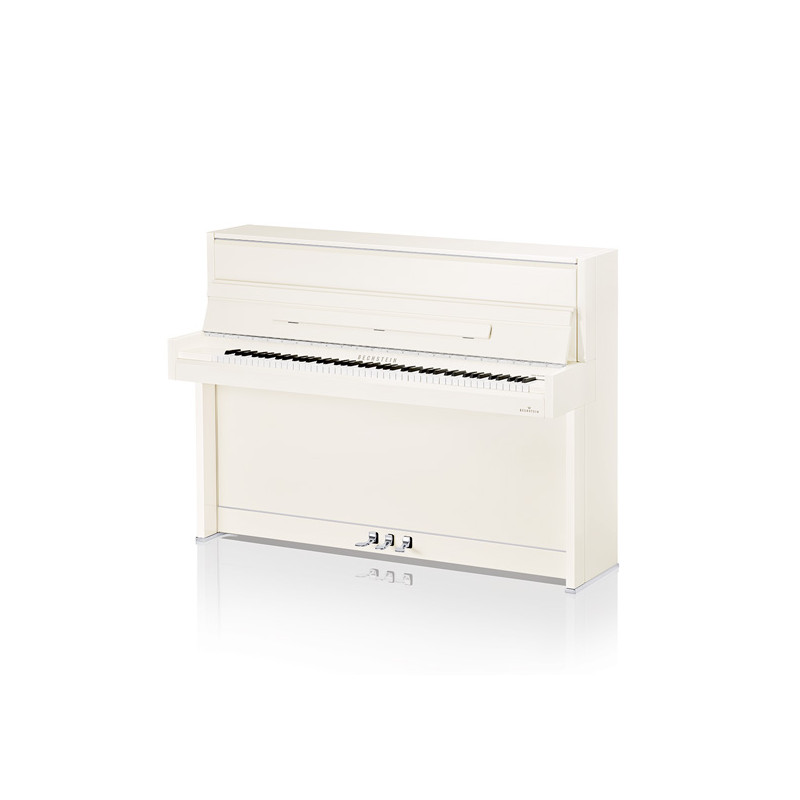 PIANO DROIT BECHSTEIN ACADEMY A 114 Modern Chrome Art Blanc Poli