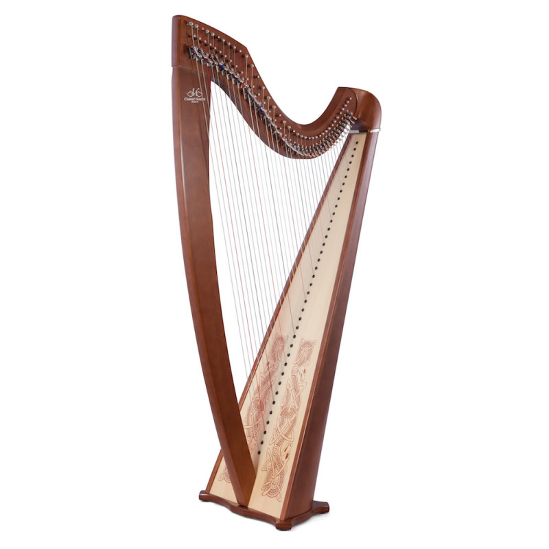 Harpe CAMAC, modèle ISOLDE Classique noyer