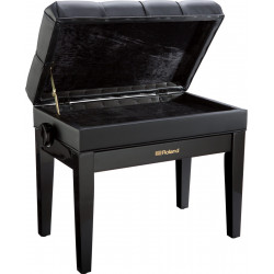 Banquette Piano réglable ROLAND RPB-500PE  Noir Brillant
