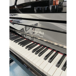 PIANO DROIT GEORGE STECK US-25-SD Noir Brillant Chrome