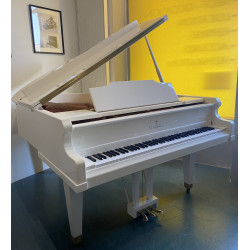 PIANO A QUEUE KIMBALL 170 Viennese Classic Blanc Brillant