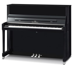 PIANO DROIT KAWAI K-200 ATX2 114cm Noir Brillant