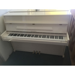 Piano Droit SCHLOGL 109 Attraktiv Blanc brillant