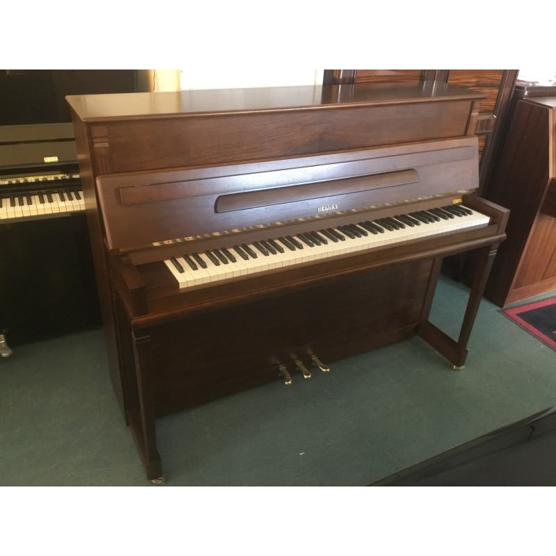 Piano droit Hellas Eroica 116 cm Noyer Satiné