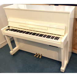 PIANO DROIT KAWAI K25 ATX, OCCASION BLANC BRILLANT