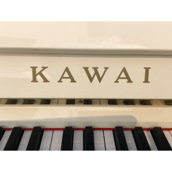 PIANO DROIT KAWAI K25 ATX, OCCASION BLANC BRILLANT