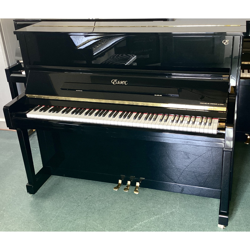 PIANO DROIT ESSEX EUP-123 NOIR BRILLANT