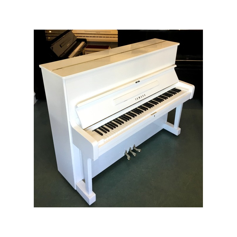 Piano droit YAMAHA U1 Blanc brillant