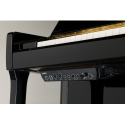 Piano droit KAWAI K300 AURES 2ATX4 hybrid noir brillant 122cm