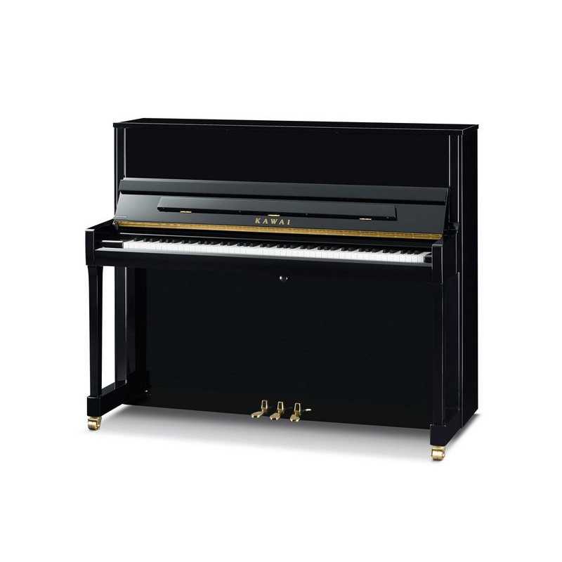PIANO DROIT KAWAI K-300 122cm Noir Brillant