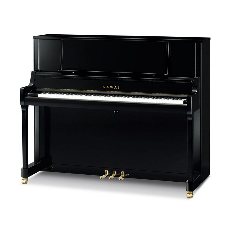 PIANO DROIT KAWAI K400 122cm Noir Brillant