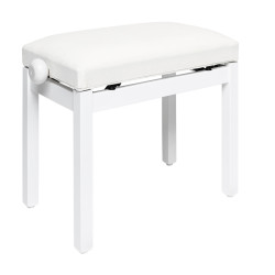 Piano Holstein droit blanc brillant avec tabouret - Bougival - (78380) -  Spectable