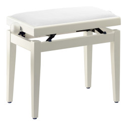 Piano Holstein droit blanc brillant avec tabouret - Bougival - (78380) -  Spectable