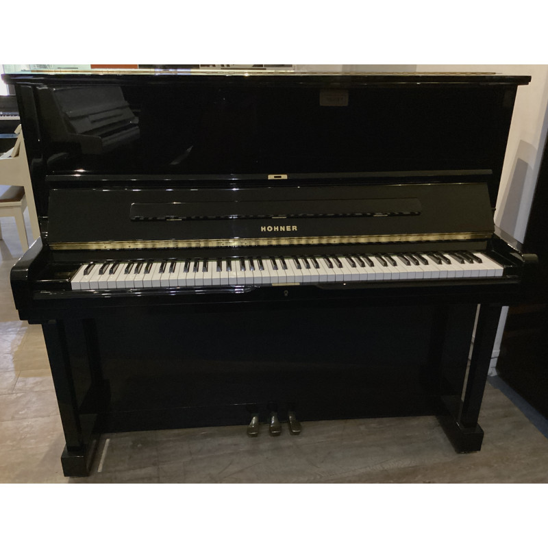 PIANO DROIT HOHNER HP-128 NOIR BRILLANT