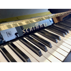 PIANO DROIT SCHIMMEL 120 CM NOIR BRILLANT AVEC SYSTEME SILENCIEUX