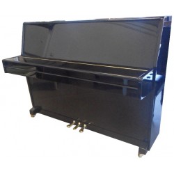Piano droit WALDSTEIN, 110 Moderne, finition noir brillant