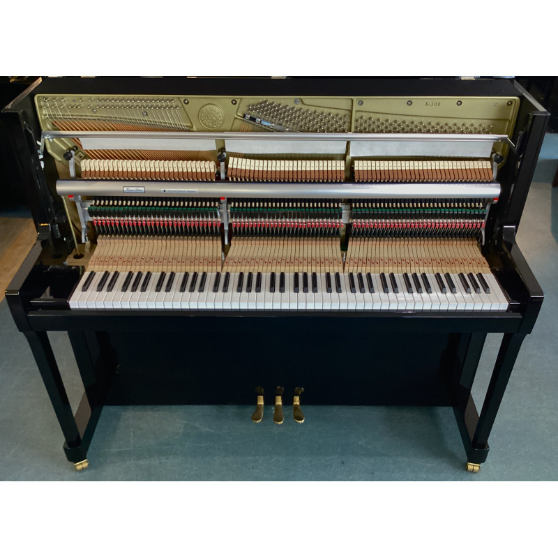 PIANO DROIT KAWAI K300 NOIR BRILLANT 121 CM