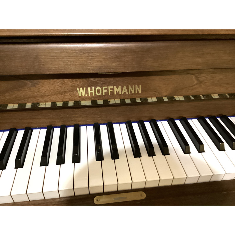 PIANO DROIT W. HOFFMANN 117 TREND NOYER SATINE