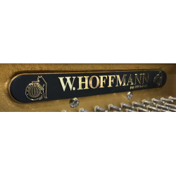 PIANO DROIT W. HOFFMANN 117 TREND NOYER SATINE