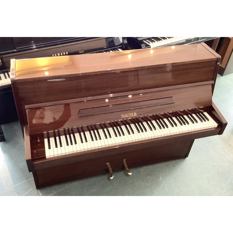 PIANO DROIT SCHIMMEL M-107 ACAJOU BRILLANT