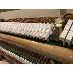 PIANO DROIT GEORGE STECK US22 121 CM BLANC BRILLANT
