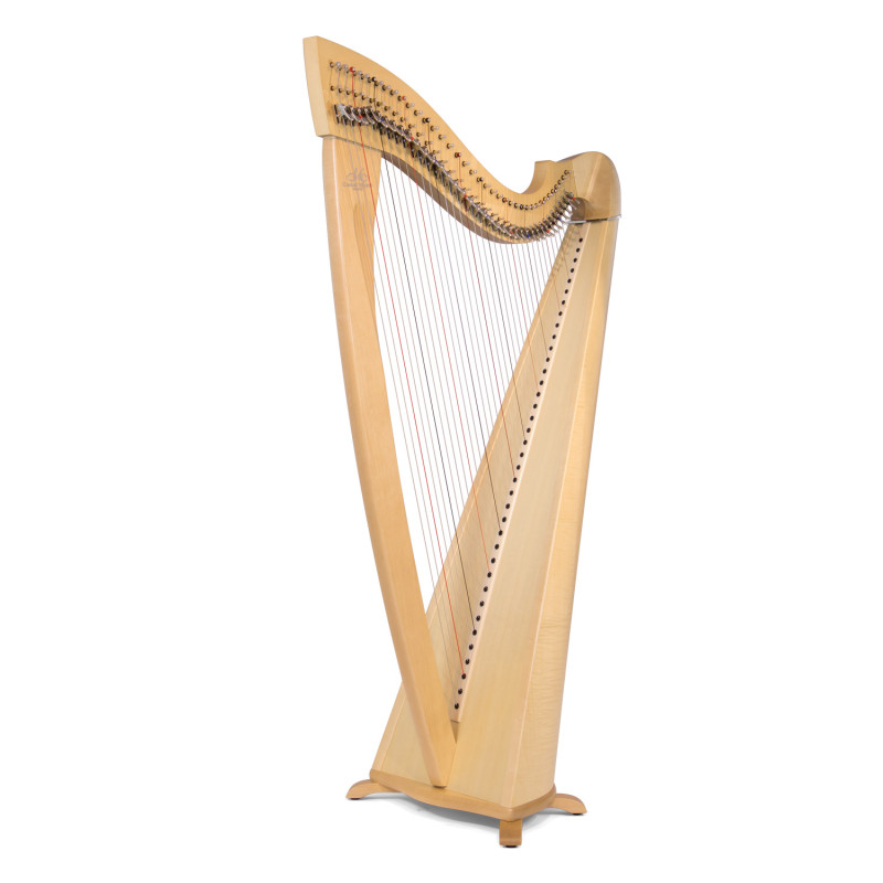 HARPE CAMAC, MODÈLE EXCALIBUR 38 CORDES FINITION NATUREL