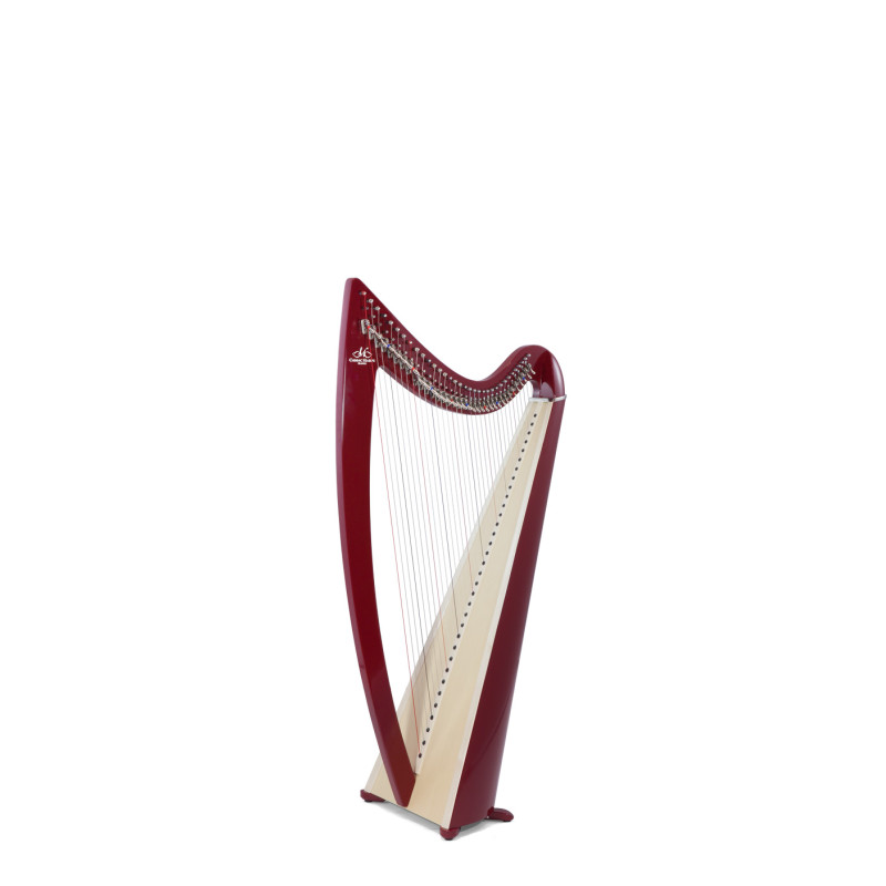 HARPE CAMAC, MODÈLE ULYSSE 34 CORDES Alliance ROUGE