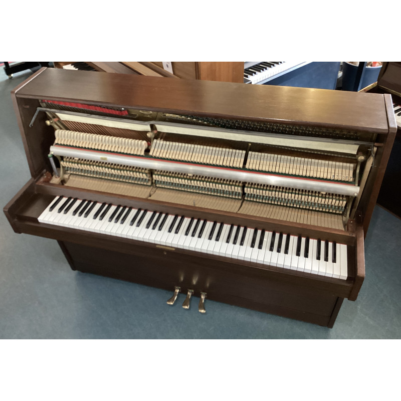 Piano droit Hellas 111 renner noyer satiné