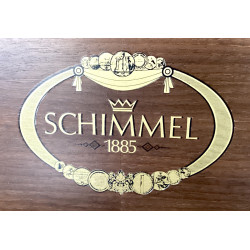 PIANO DROIT SCHIMMEL 108 FORTISSIMO NOYER SATINE