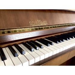 PIANO DROIT SCHIMMEL 108 FORTISSIMO NOYER SATINE