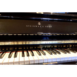 PIANO DROIT STEINWAY & SONS V125 NOIR BRILLANT