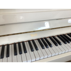 PIANO DROIT BORD BE110 BLANC BRILLANT