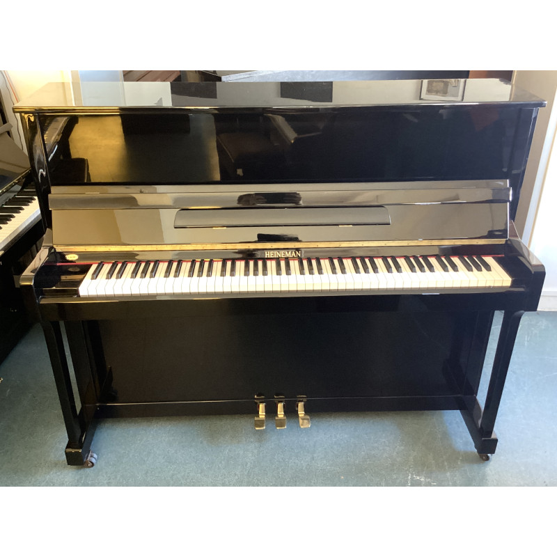 PIANO DROIT HEINEMAN 121 CLASSIC CM NOIR BRILLANT