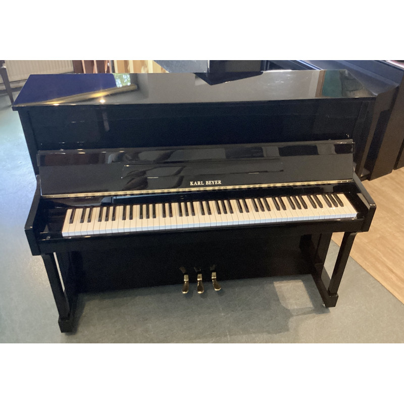 PIANO DROIT KARL BEYER 115 ELEGANCE NOIR BRILLANT