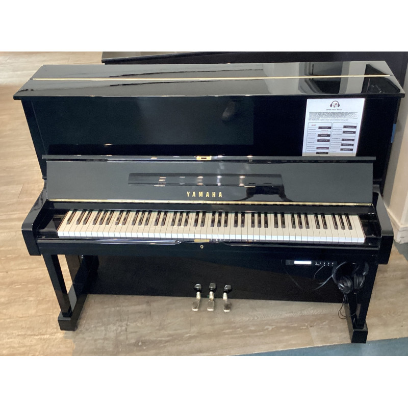 PIANO DROIT YAMAHA U1 SILENT MOTUS NOIR BRILLANT 121 CM